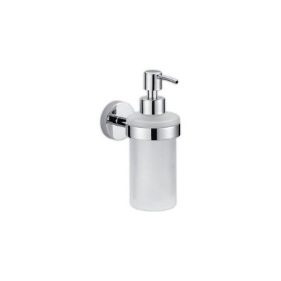 TESA Smooz 40323-00000-00 Distributeur de savon 200 ml chrome (brillant), blanc (satin&eacute;) - 