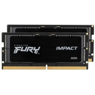 KINGSTON SO-DIMM DDR5  Fury Impact Black - 32 Go (2 x 16 Go) 5600 MHz - CAS 40