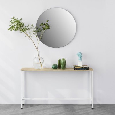 Sobuy - FSB19-Z Table Console Table d'appoint Cadre et 4 Pieds en Fer