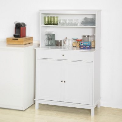 SoBuy FSB26-W Desserte Cuisine Commode Meuble de Rangement Cuisine 