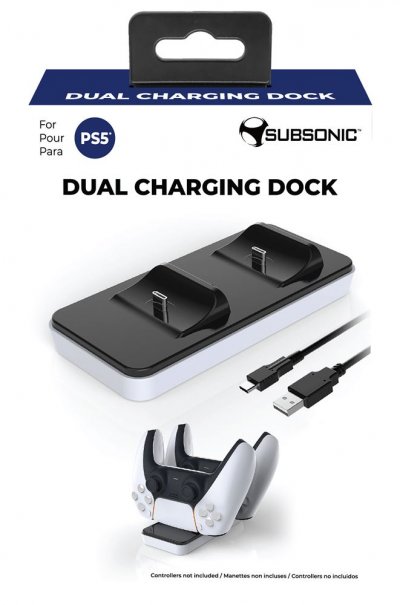 SUBSONIC Socle De Recharge Blanche Pour 2 Manettes - Le Socle