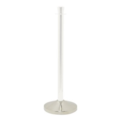  Socle pour poteau d'accueil chrome 31x31cm (Socle NON inclus) Securit 