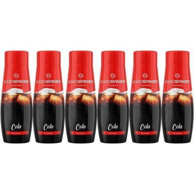 Sodastream - Lot de 6 concentr&eacute;s COLA - 440ml 