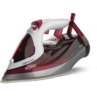 SOLAC  S91869600 Optima Extrem Fer &agrave; Repasser, C&eacute;ramique, Rouge