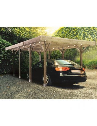 SOLID  SUPERIA Carport Bois 500 x 300 x 273 cm S7721