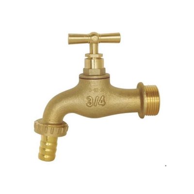 BLANC HABITAT Somatherm robinet a potence laiton - brut arrivee oe 3/4 - sortie oe 3/4 - tete oe 3/4