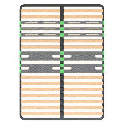 ALTOBUY Sommier 2x16 lattes 140x200cm