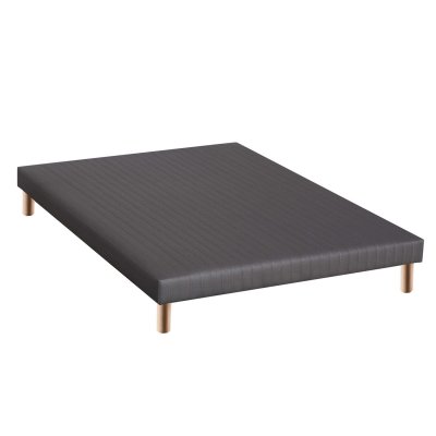  Sommier A Latte 3d Gris Anthracite 160x200 