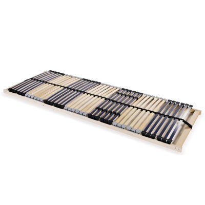 VIDAXL Sommier &agrave; lattes avec 42 lattes 7 zones 80 x 200 cm