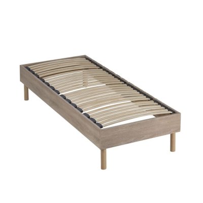 MAISON AUBERTIN Sommier &agrave; lattes en KIT- Bois - Couleur naturelle - 90x190 CM