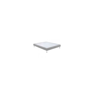 BULTEX Sommier  tapissier gris confort m&eacute;dium 3 zones 90x190