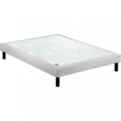 EPEDA Sommier  confort medium deco nature 120x190 chenill&eacute; lin
