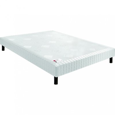 EPEDA Sommier  Nature Ferme - &Eacute;cru 160x200 avec 2 sommiers
