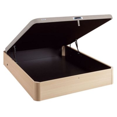 BULTEX Sommier lit coffre en kit weng&eacute;  Asteroid 160x200