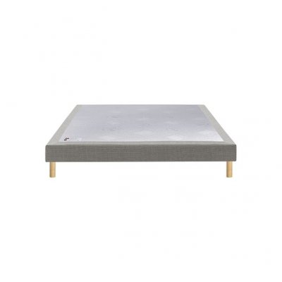 EPEDA Sommier tapissier  Confort Ferme D&eacute;co 160x200 - Double Sommier