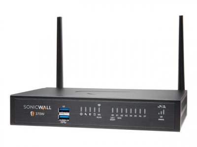 SONICWALL  Tz370 Plus Essential Edition 2 Years Wireless Firewall Noir