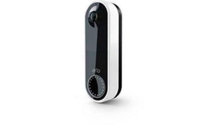 ARLO Sonnette connect&eacute;e Visiophone  Sonnette batterie Blanc AVD2001 