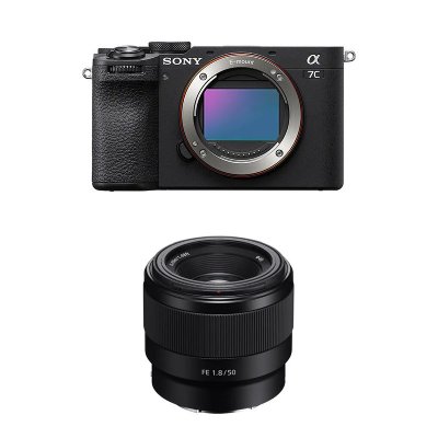SONY  ALPHA 7C II Noir + Objectif FE 50mm f/1.8 - Neuf