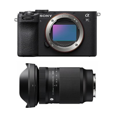 SONY  Alpha 7C II Noir + Objectif SIGMA 20-200mm f/3.5-6.3 Contemporary
