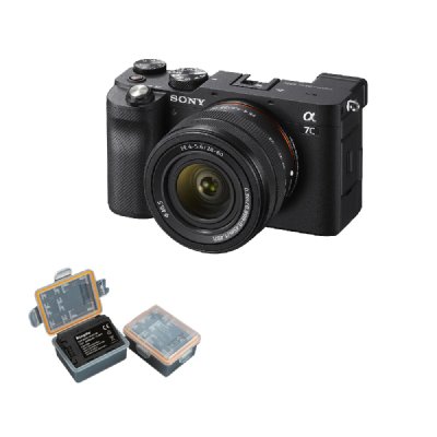 SONY  Alpha A7C 28-60mm Noir + Batterie Kingma 2000mAh ( NP-FZ100)