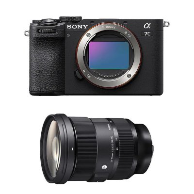 SONY  appareil photo hybride alpha 7c II noir + sigma 24-70 f/2.8 art fe 