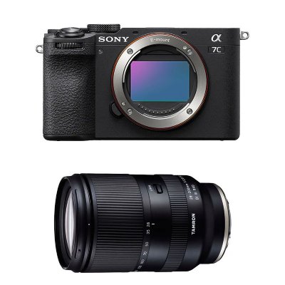 SONY  appareil photo hybride alpha 7c II noir + tamron 28-200 f/2.8-5.6 fe 