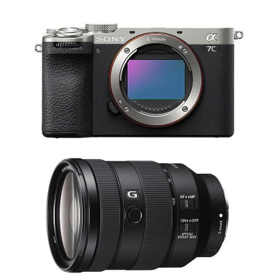 SONY  appareil photo hybride alpha 7c II silver + fe 24-105 