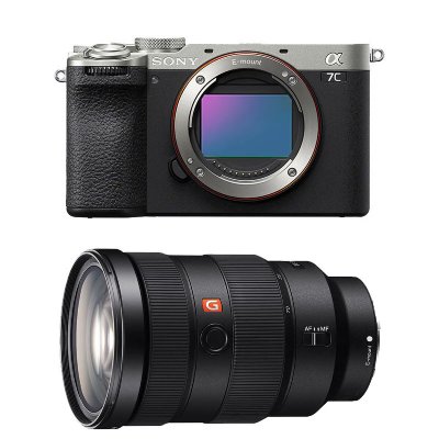 SONY  appareil photo hybride alpha 7c II silver + fe 24-70 f/2.8 gm 