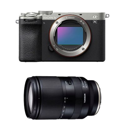 SONY  appareil photo hybride alpha 7c II silver + tamron 28-200 f/2.8-5.6 fe 