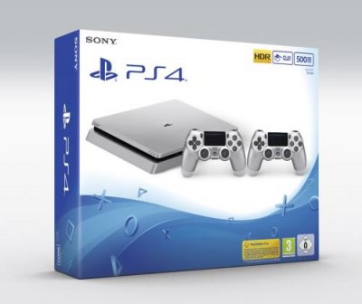 Sony Console 500 Go D Silver + deuxi&egrave;me DS4 silver
