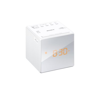 SONY  ICF-C1W Radio R&eacute;veil FM/AM - Blanc