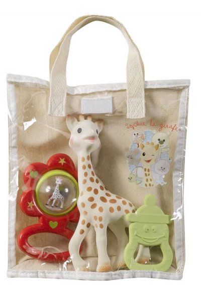 VULLI SOPHIE LA GIRAFE Sac Cadeau B&eacute;b&eacute; Coton Coloris Al&eacute;atoire