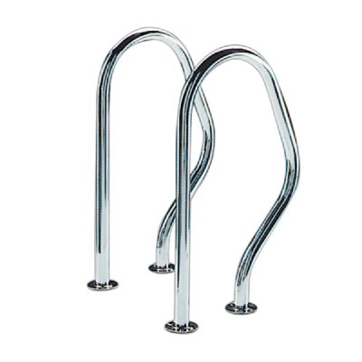 ASTRAL Sortie de bain platine &agrave; visser - lot de deux