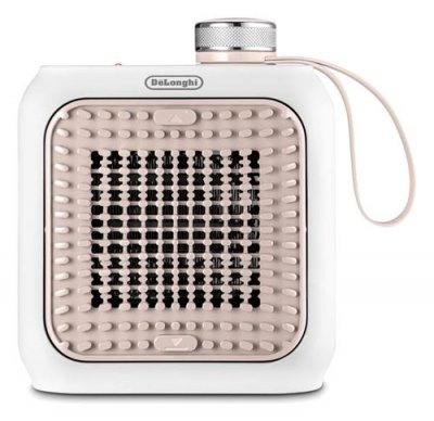 DELONGHI Soufflant c&eacute;ramique DE LONGHI HFX10B03.PK Blanc et Rose