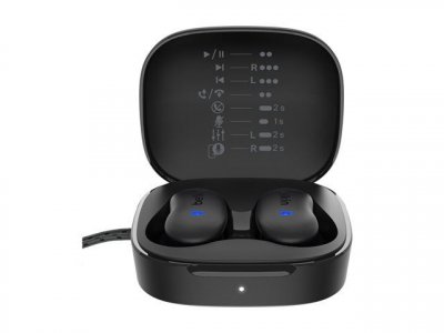 BELKIN SoundForm Anywhere - Ecouteurs sans fil avec micro - semi-in-ear - Bluetooth - noir