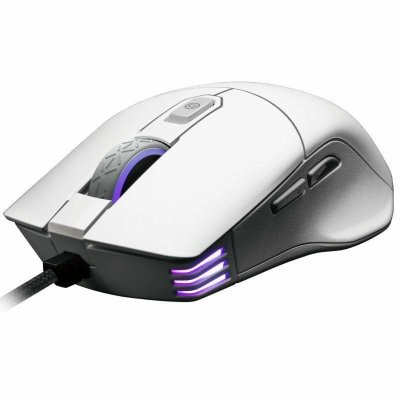 EVGA Souris de jeu  X12 blanche 16 000 DPI 8 boutons RGB Paracord