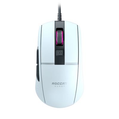 Souris de jeu optique Roccat Burst Core Blanc 