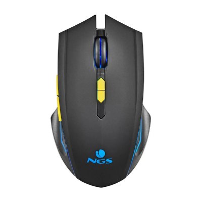 NGS Souris de jeu sans fil  GMX-200 - 3200 dpi - 7 boutons - Lumi&egrave;res LED - Coule