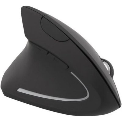 T NB Souris ergonomique sans fil TNB - Pour gaucher - Noir