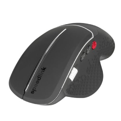 SPEED LINK Souris ergonomique SpeedLink SL-630020-BK sans fil, USB optique ergonomique noir 