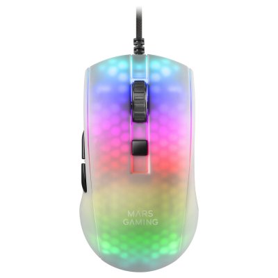 MARS GAMING Souris filaire gamer mmr rgb (blanc) 8437023608050