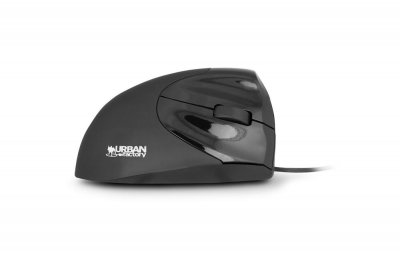 URBAN FACTORY Souris filaire verticale  Ergo Noir 