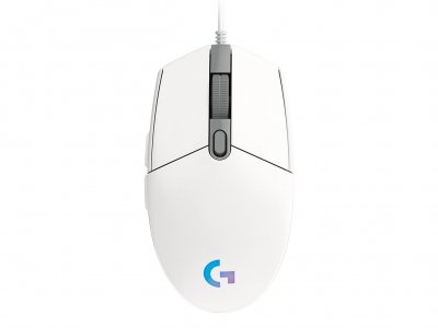 LOGITECH Souris gamer  G203 LIGHTSYNC GAMING MOUSE blanche