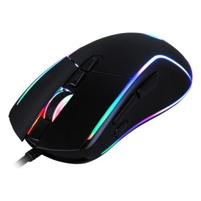 COOLBOX Souris Gaming avec LED  DG-MOU019-RGB RGB 6400 dpi 30 ips Noir