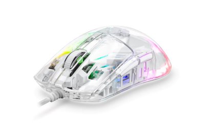 ALPHA OMEGA PLAYERS Souris gaming filaire  Light Transparent 