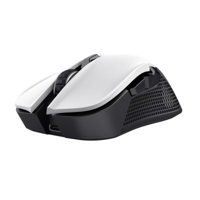 Souris gaming sans fil RGB Trust GXT 923W Ybar &eacute;coresponsable Blanc
