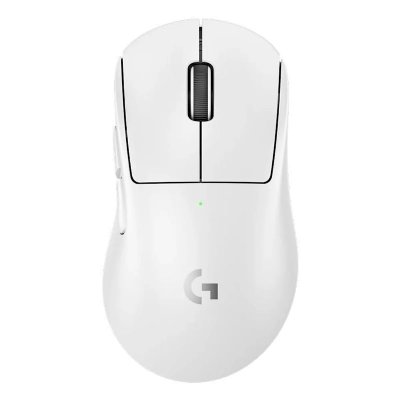 YONIS Souris Gaming Sans Fil Ultra-L&eacute;g&egrave;re Avec Capteur HERO 2 Jusqu'&agrave; 44000 DPI Blanc 