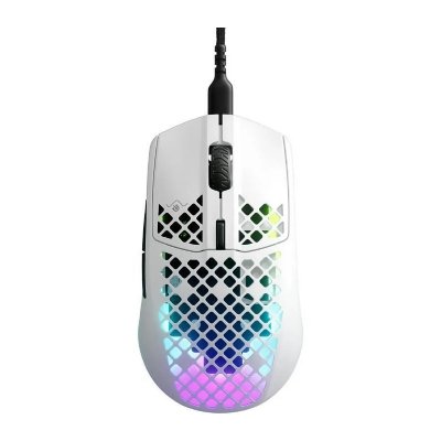STEELSERIES Souris gaming  aerox 3 (2022) snow edition blanc STE5707119043212