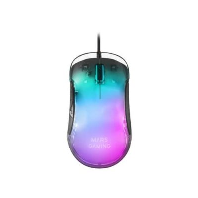 MARS GAMING Souris  MMGLOW Avec Fil USB 12800DPI 2 Boutons RGB Noir