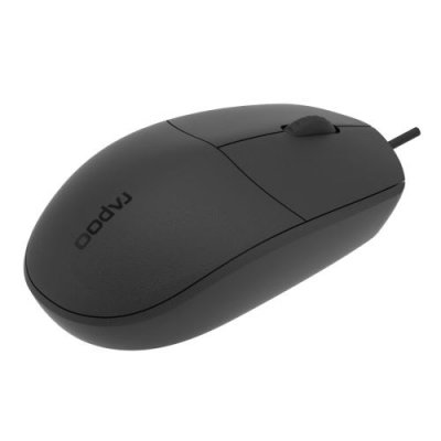 RAPOO Souris optique filaire N-100 Noir 